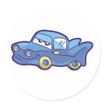 Blue Car stickers