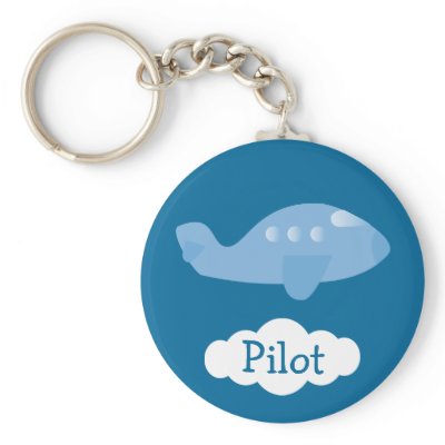 Blue Cartoon Plane Customisable Pilot by Molly_Sky