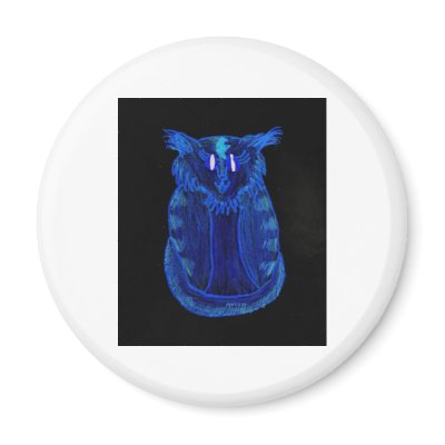 Blue Cat Magnets by FlashAllen