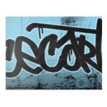 Blue cecart postcard