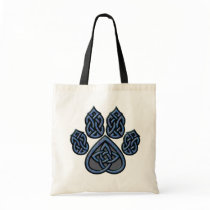 Blue Celtic Pawprint Bag
