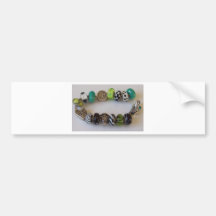 Blue Chain by MelinaWorld Jewellery Bumper Sticker