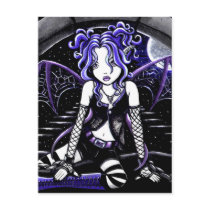 "Blue Chained" Gothic Fairy Art Postcard