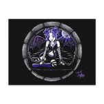 "Blue Chained" Gothic Fairy Art Postcard
