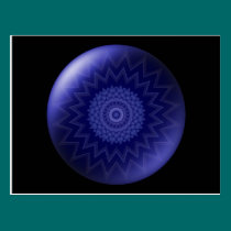 Blue Chakra Postcard postcards