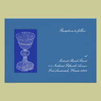 Blue Chalice Reception invitations