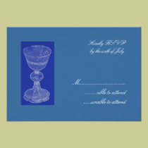 Blue Chalice RSVP invitations