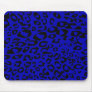 blue cheetah mouse pad