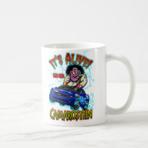 Blue Chevy Camaro RS Double Sided Mug