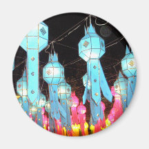 Blue Chiang Mai Fridge Magnets