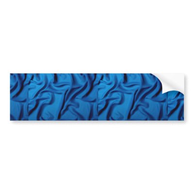 Blue chiffon texture bumper sticker by inspirelove