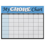 Blue Children's Chore Charts flyers