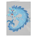 Blue Chinese Dragon
