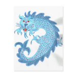 Blue Chinese Dragon