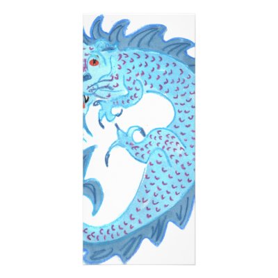 Blue Chinese Dragon by eelkat