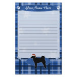 Blue Christmas Akita Stationery