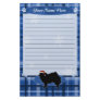 Blue Christmas American Eskimo Dog Stationery