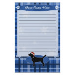 Blue Christmas Beagle Stationery