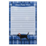 Blue Christmas Bloodhound Stationery