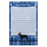 Blue Christmas Brittany Spaniel Stationery