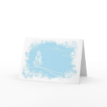 Blue Christmas Greeting Card