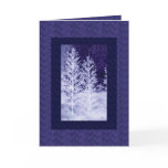 Blue Christmas Card