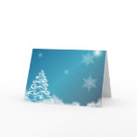 Blue Christmas cards