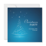 Blue Christmas Party invitation