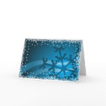 Blue Christmas Xmas Snow Graphic cards