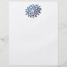 Blue Chrysanthemum Flyers
