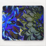 Blue Chrysanthemum Mousepad