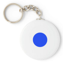 Blue Circle Square CircleTrans-3 The MUSEUM Zazzle Keychains