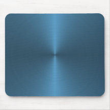 blue circular brushed mousemat