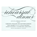 BLUE CLASSY REHEARSAL DINNER | PARTY INVITATION
