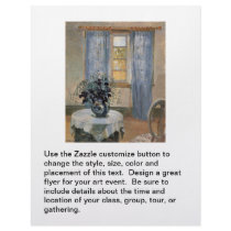 Blue Clematis in studio of the artist Anna Ancher Flyers