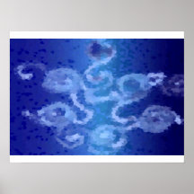 Blue Coldness Print