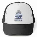 Blue Collar Worker Cap Mesh Hat