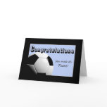 Blue Congratulations you made the team Card