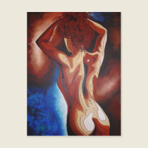 Blue Contour II postcards