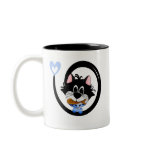 Blue Cool Cat mugs