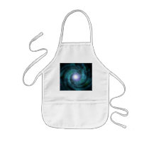 Blue Cosmic Twirl Aprons