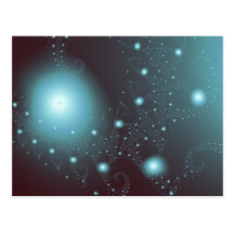 Blue Cosmos Post Card