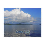 Blue Costa Rica Post Card