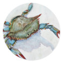 blue crab stickers