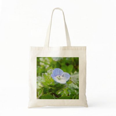 Blue Creeping Speedwell Blooms Bag by Pretty_World