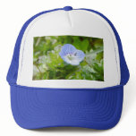 Blue Creeping Speedwell Blooms Hat