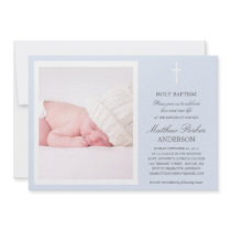 BLUE CROSS | BAPTISM INVITATION