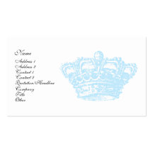 Blue Crown Business Card