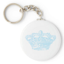 Blue Crown Key Chain