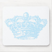 Blue Crown Mouse Pads
